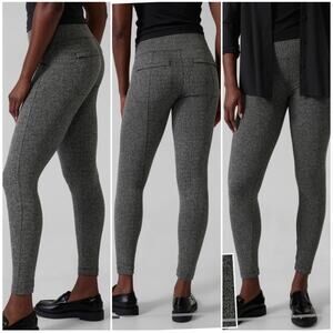 Athleta Delancey Grey Herringbone Legging